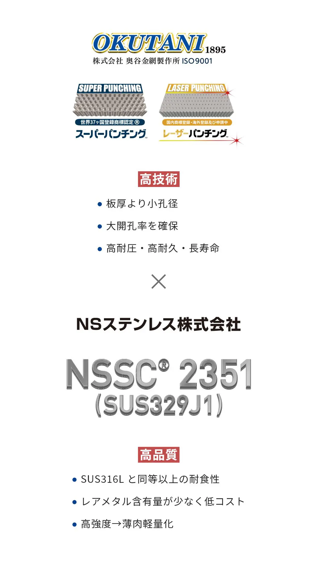 ODSサニタリーストレーナー™（二相ステンレス鋼サニタリーストレーナー